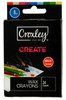 CROXLEY CREATE 8mm Wax Crayons (Box of 24 Assorted Colours)-CRA1824
