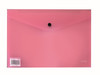 CROXLEY Envelope with Button - A4 (Pink) (Pack of 12)-DOC20107N