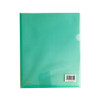 CROXLEY Document Wallet with Gusset - A4  (Green) (Pack of 12)-DOC31106N