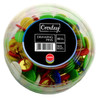 CROXLEY 11mm Drawing Pins (Assorted Colours) (Tub of 100 Pins)-PIN2129