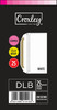CROXLEY JD92CWBC DLB (Banker) White Gummed Envelopes - Cellowrapped 25's (Box of 20 Packets)-ENC92CWB