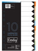 CROXLEY JD1478 160GSM Rainbow Dividers 10 Part Each-DIV147829 CROXLEY JD1478 160GSM Rainbow Dividers 10 Part Each-DIV147829