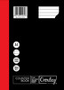 CROXLEY JD163 4-Quire 384 Page Ruled Feint & Margin A4 Pack of 2-COU163FM