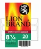 LION BRAND 90x152 White Seal Easi Banded 20's Box of 20 Packets-ENV721