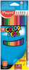 MAPED Colour Pencils Star Triangular 12's +Graphite Pencil & Sharpener-832023