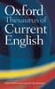 OXFORD Thesaurus Of Current English-DIC4799P