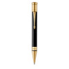 PARKER Duofold Ballpoint Pen - Lacquer Black Gold Trim-NS1931386