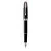 PARKER Sonnet Fountain Pen - Lacquer Black Chrome Trim-NS1931500