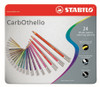 STABILO CarbOthello Colour Pencil  Assorted Metal Box 24's-1424-6