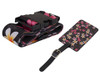 Floral Luggage Strap & Tag - GSR - P2776SetBp