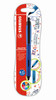 ?STABILO Palette Retractable Gel Pen Fine Blue Card Blue Ink-BM-16217