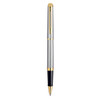 WATERMAN Hemisphere Rollerball Pen - Stainless Steel Gold Trim-NS0920350
