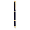 WATERMAN Hemisphere Rollerball Pen - Mars Lacquer Black Gold Trim-NS0920650
