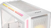 Corsair iCUE LINK 5000T LX RGB, Midi Tower, PC, White, ATX, EATX, micro ATX, Mini-ITX, Plastic, Steel, Tempered glass, Gaming