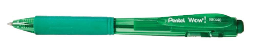 Pentel BK440-F - Penna A Sfera Con Meccanismo A Scatto, Impugnatura Triangolare Gommata Ed