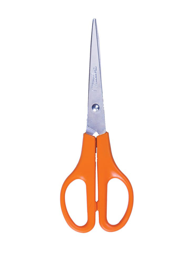 Treeline 165mm Orange Handle Scissors