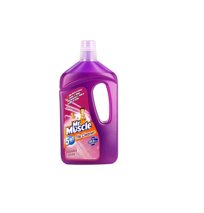 MR MUSCLE Tile Cleaner 750ml Lavender - Effective 5-in-1 Floor