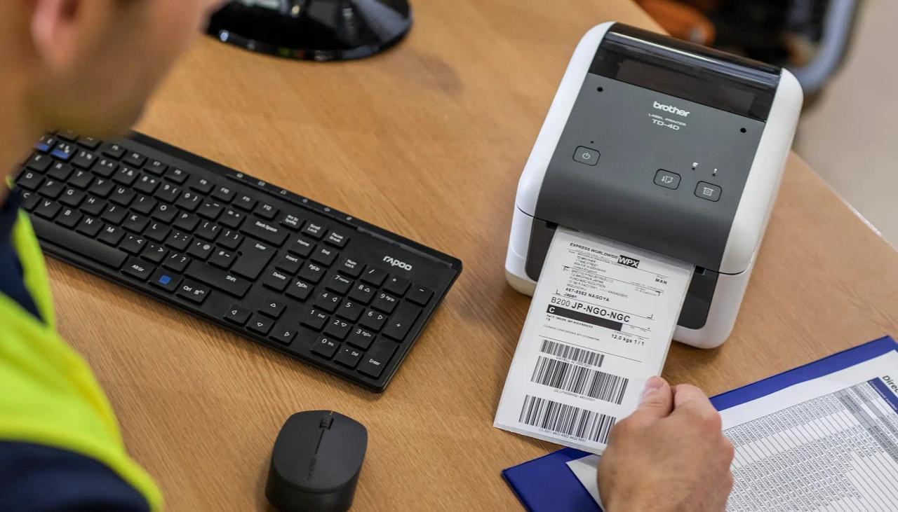 Brother TD-4550DNWB Desktop Label Printer - Precision Wide Format