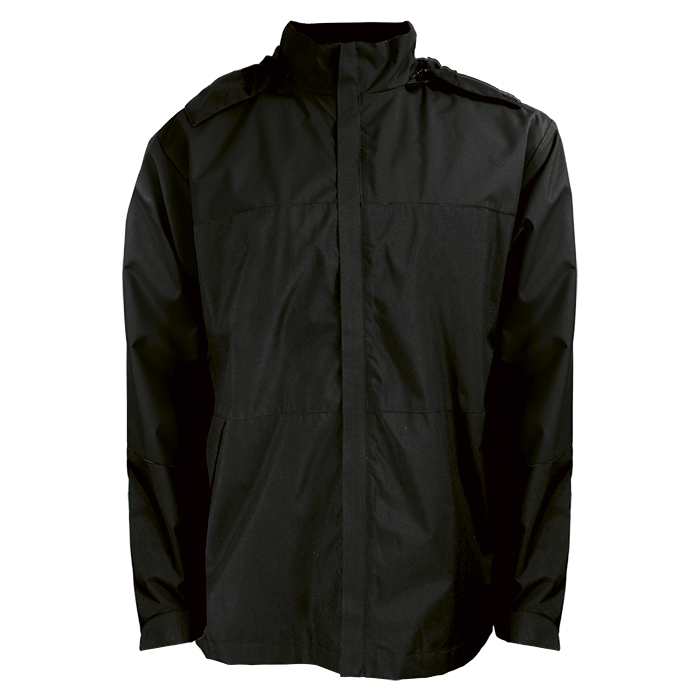 Durable Water Proof (Rain) Jacket with Nylon Zips & Adjustable Hood