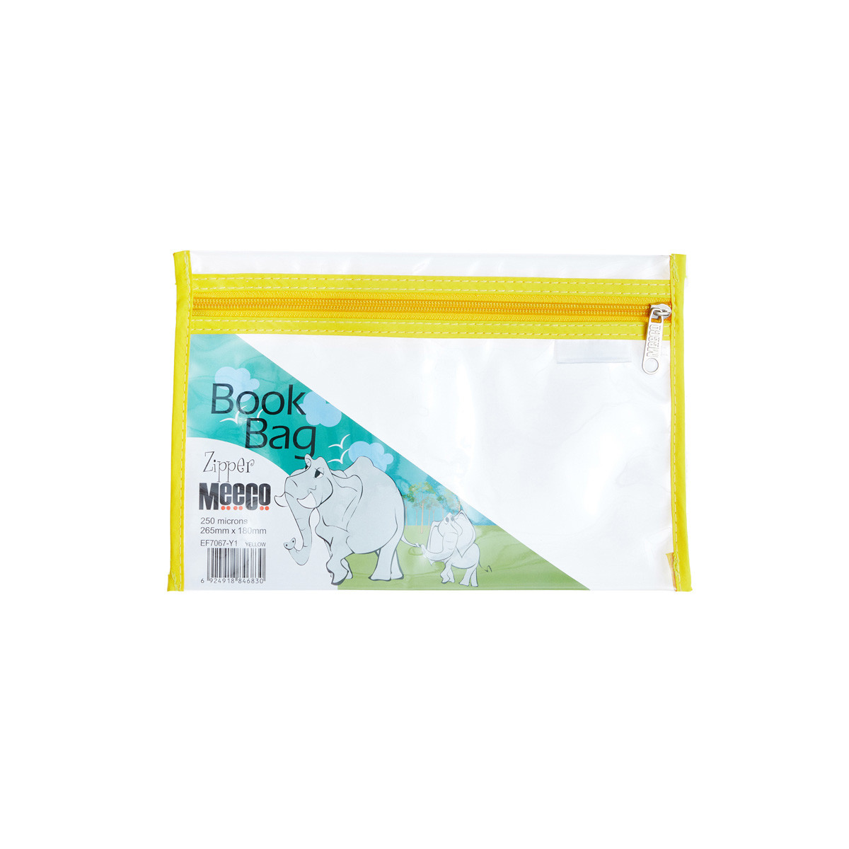 A5 PVC Book Bag with Zip Closure (265mm X 180mm) - Office Gear