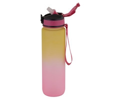 900ml Gradient Water Bottle GSR P2713PY in Pink-Yellow