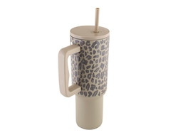 1200ml Leopard Print Travel Mug - GSR - P2718C