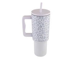 1200ml Leopard Print Travel Mug - GSR - P2718W