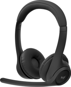 Logitech Headset-Zone 300-Black- BT-N/A-EMEA28i-935, dual noise-cancelling mics, 20-hour battery, multi-device support - TAR - 981-001407-TAR