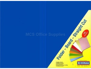 Donau  Board Folders 180gsm Foolscap blue Donau  Board Folders 180gsm Foolscap blue