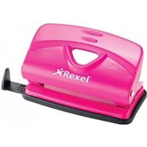 Rexel V230 Pink  Value 2 Hole Punch