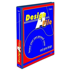 Treeline Ring Binder PVC A4 Design-A-File 4D 25mm Blue Treeline Ring Binder PVC A4 Design-A-File 4D 25mm Blue