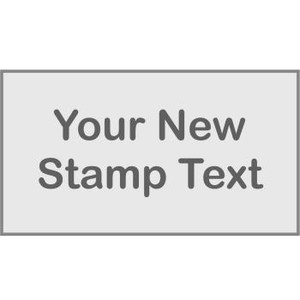 Shiny Self Inking Stamp 26 x 10mm Shiny Self Inking Stamp 26 x 10mm
