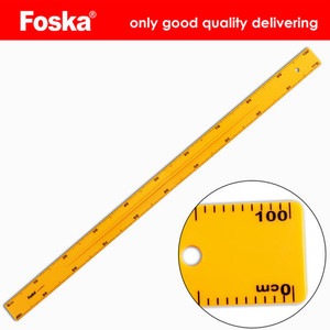 Foska Black/Yellow Board Ruler 1 Meter Plastic Foska Black/Yellow Board Ruler 1 Meter Plastic