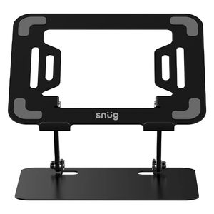Snug Multiangle Steel Laptop Stand for 11In-17In Multiangle adjustable 1 Year - TAR - SNSTD-LAPMA-BK-TAR