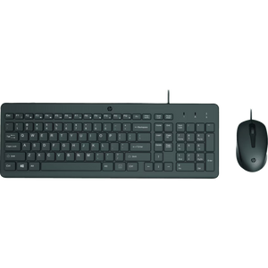 HP 150 Wired Mouse and Keyboard Combo Set English - Black - TAR - 240J7AA-TAR