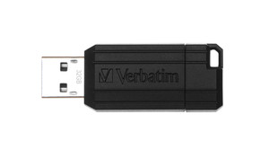 Verbatim 32GB Pinstripe USB Blk - TAR - 49064-TAR
