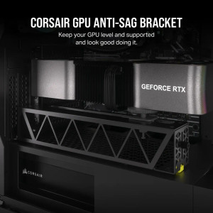 Corsair CC-8900683, GPU bracket, Black Corsair CC-8900683, GPU bracket, Black
