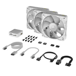 Corsair iCUE LINK RX120 RGB, Fan, 12 cm, 400 RPM, 2100 RPM, 36 dB, 73.5 cfm Corsair iCUE LINK RX120 RGB, Fan, 12 cm, 400 RPM, 2100 RPM, 36 dB, 73.5 cfm