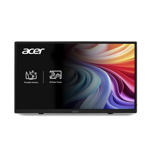 Acer Monitor - Commercial- PM161QT- Black- Flat- 15.6"- IPS- Response time: 6ms- Resolution: 1920x1080- Viewing Angle: 1 - TAR - UM.ZP1EE.009-TAR