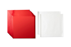Cricut Transfer Foil Sheets 30x30cm 8 sheets (Red), Cricut Maker & Cricut Explore machines, 300 mm, 300 mm, 8 sheets Cricut Transfer Foil Sheets 30x30cm 8 sheets (Red), Cricut Maker & Cricut Explore machines, 300 mm, 300 mm, 8 sheets