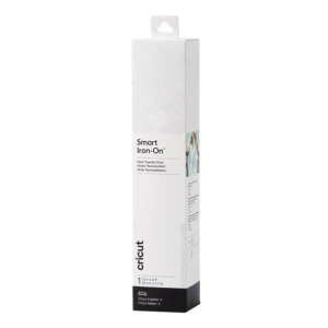 Cricut Smart Iron-On, Heat transfer vinyl roll, White, Monochromatic, Glitter, 330 mm, 2700 mm