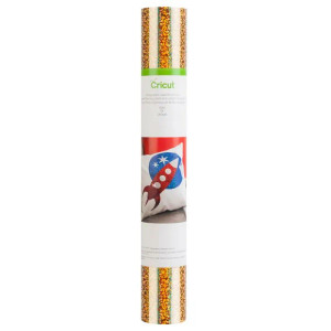Cricut 2004141, Heat transfer vinyl roll, Gold, Monochromatic, Glitter, 304 mm, 609.6 mm Cricut 2004141, Heat transfer vinyl roll, Gold, Monochromatic, Glitter, 304 mm, 609.6 mm