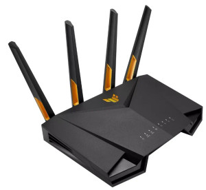 ASUS TUF-AX4200, Wi-Fi 6 (802.11ax), Dual-band (2.4 GHz / 5 GHz), Ethernet LAN, Black, Tabletop router