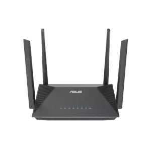 ASUS RT-AX52 AX1800 AiMesh, Wi-Fi 6 (802.11ax), Dual-band (2.4 GHz / 5 GHz), Ethernet LAN, Black, Tabletop router