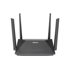 ASUS RT-AX52 AX1800 AiMesh, Wi-Fi 6 (802.11ax), Dual-band (2.4 GHz / 5 GHz), Ethernet LAN, Black, Tabletop router ASUS RT-AX52 AX1800 AiMesh, Wi-Fi 6 (802.11ax), Dual-band (2.4 GHz / 5 GHz), Ethernet LAN, Black, Tabletop router
