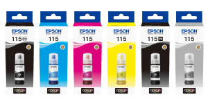 Epson 115 Ecotank, Yellow, 70 ml, 1 pc(s), Single pack