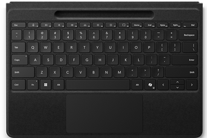 Microsoft Surface Pro Flex Type Cover Black - Keyboard Accessory without Pen - TAR ZRA-00014-TAR