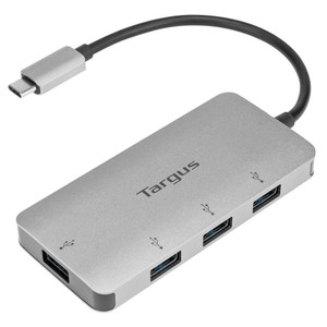 Targus - USB-C 4 Port Hub AL Case, Turn one USB-C Port into 4 USB-A 3.0 Ports, Supports up to 5Gbps Data Transfer rate p - TAR - ACH226EU-TAR