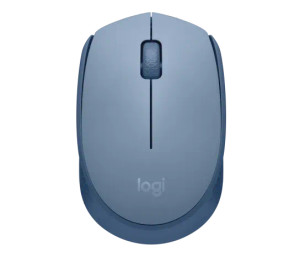 Logitech M171, Ambidextrous, Optical, RF Wireless, Blue