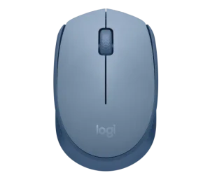 Logitech M171, Ambidextrous, Optical, RF Wireless, Blue